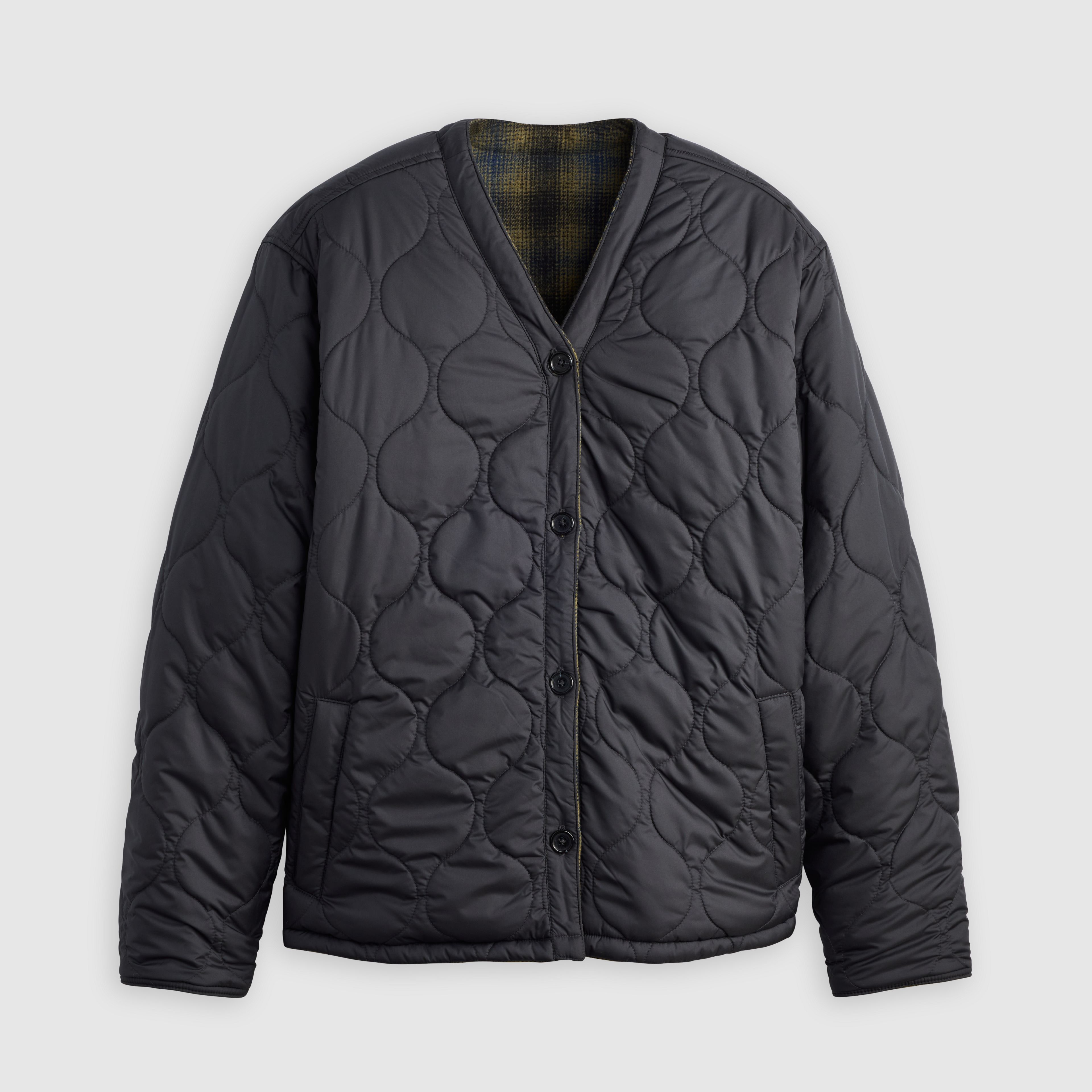Glen Reversible Wool Blend Liner