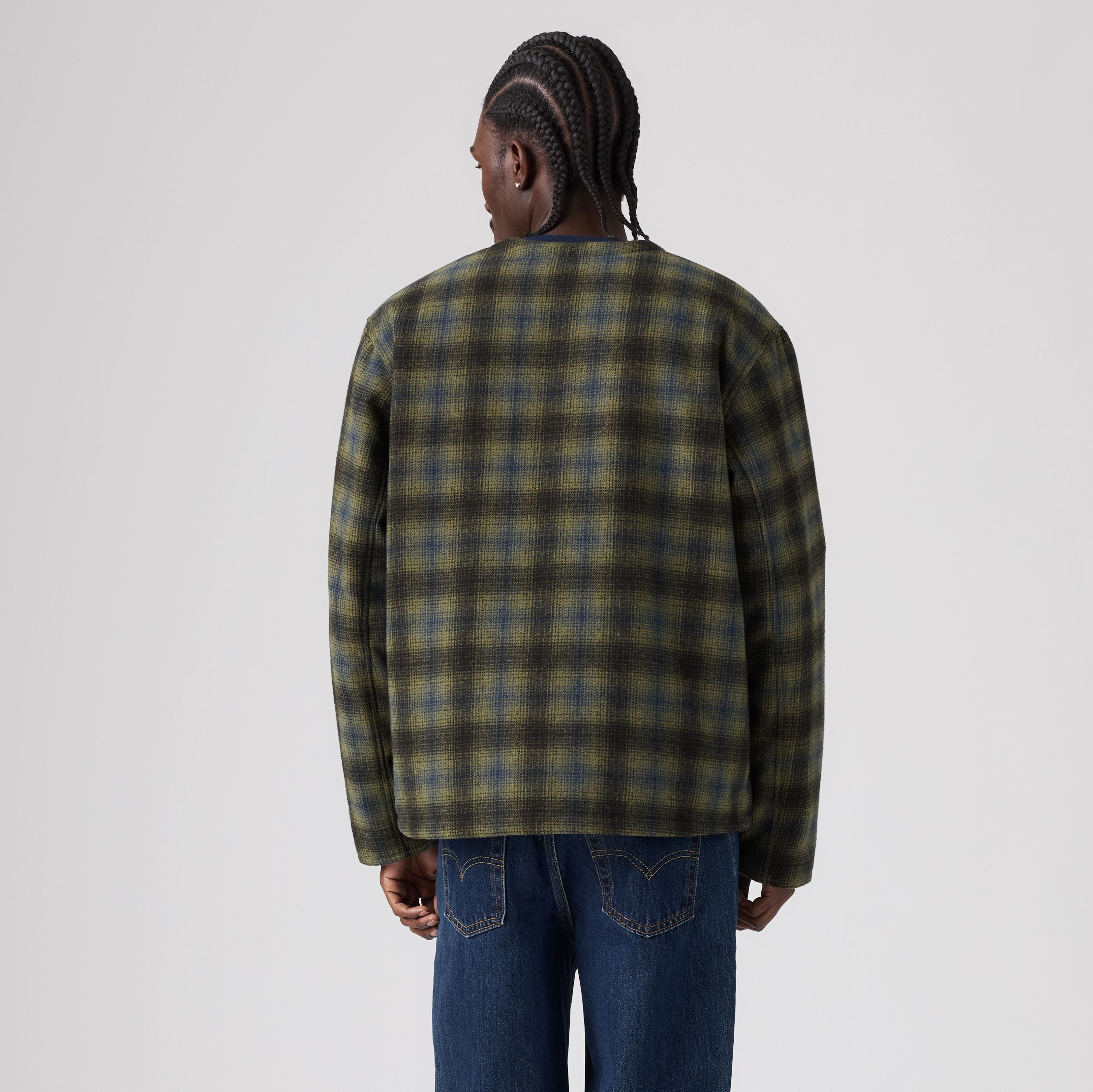 Glen Reversible Wool Blend Liner 4