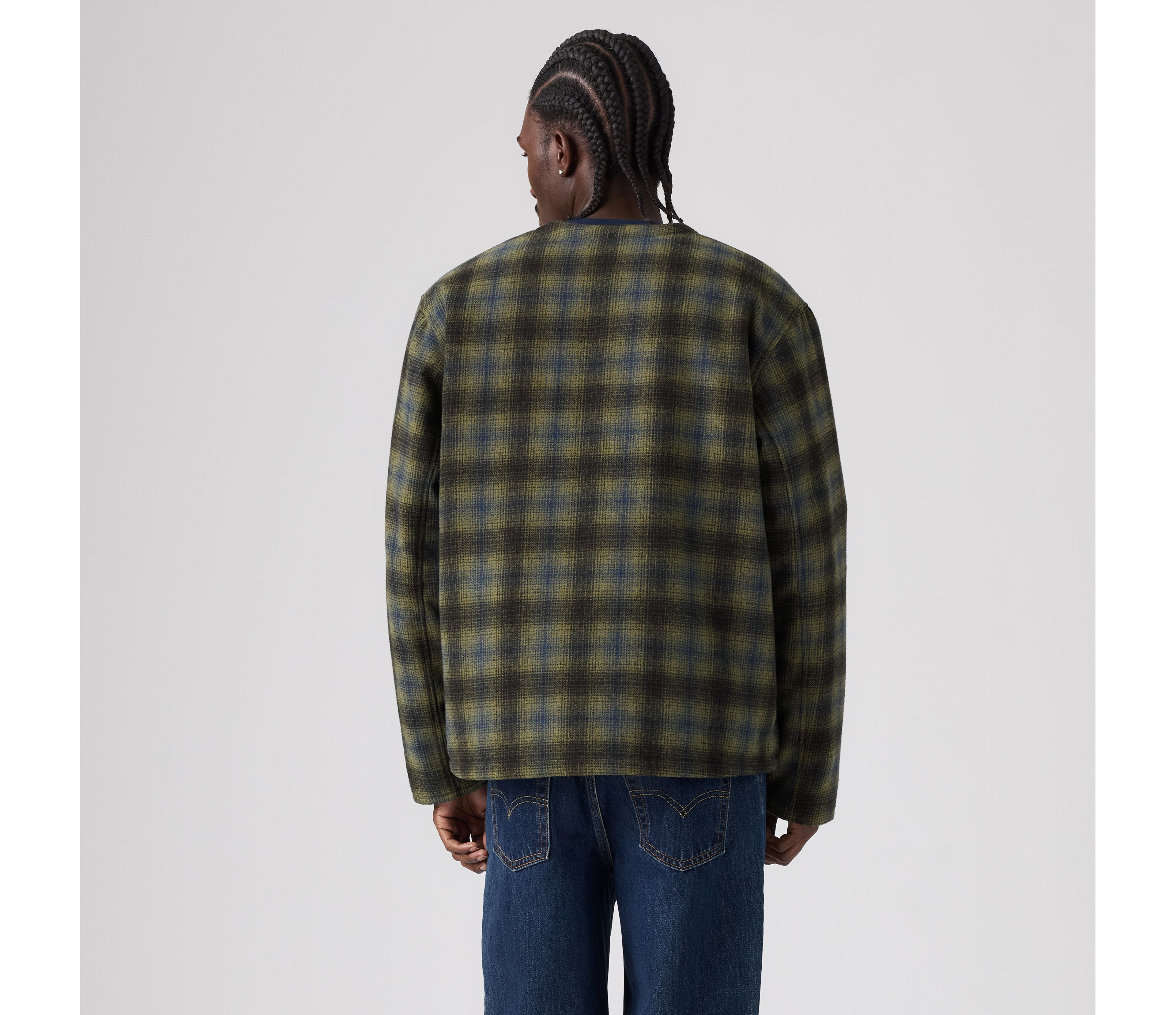 Glen Reversible Wool Blend Liner