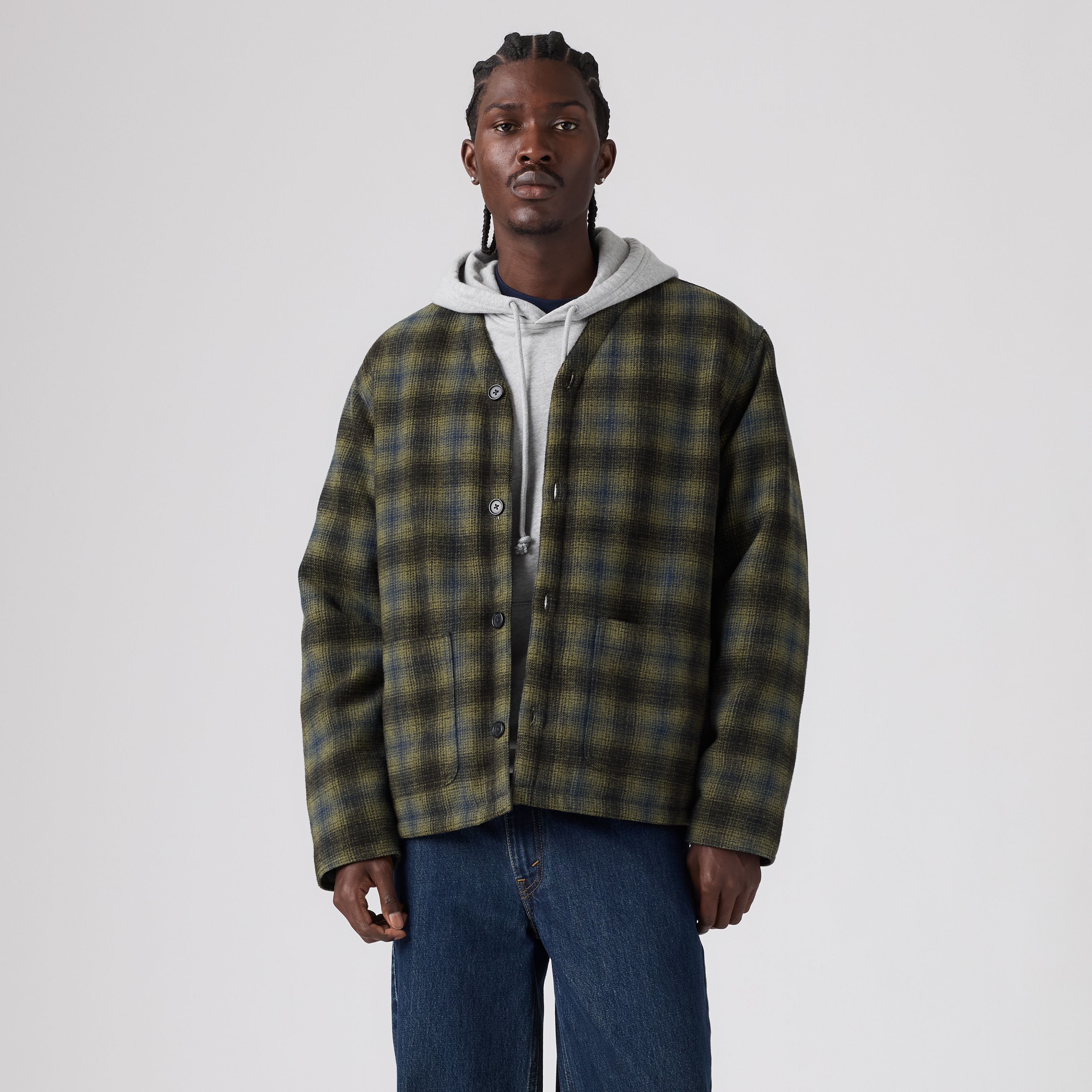 Glen Reversible Wool Blend Liner 3