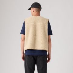 Seacliff Sherpa Vest — Cream Sherpa Cream - White 4