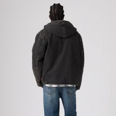 Deck Hoodie Sherpa Jacket — A Night Outside - Black 5