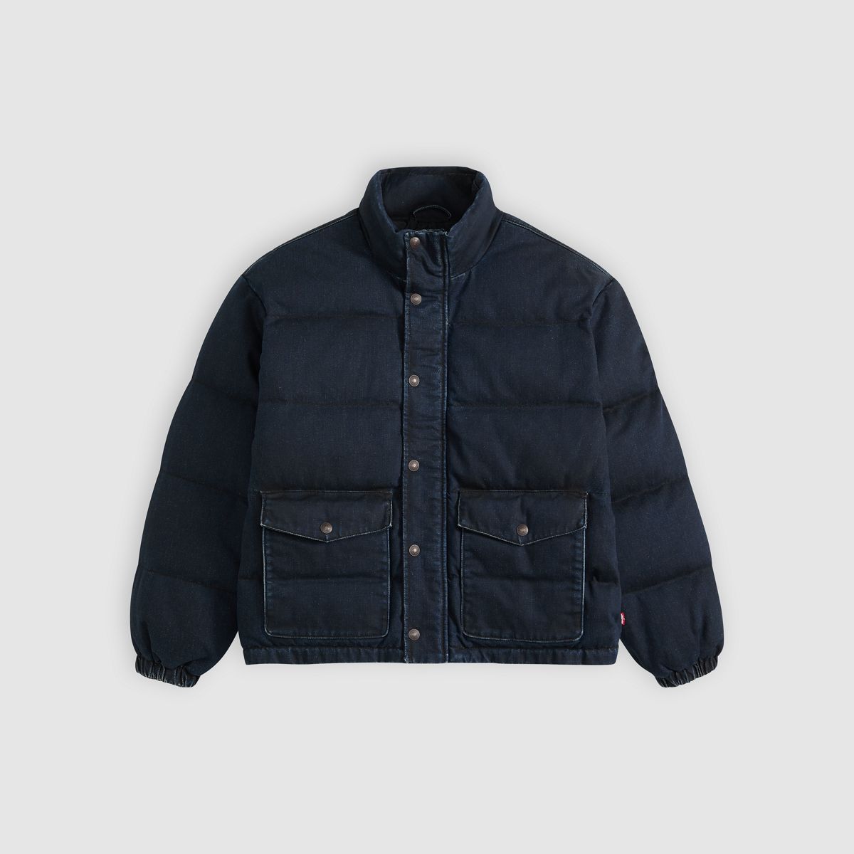 Outerlane Down Fill Puffer — Coated Party - Dark Wash