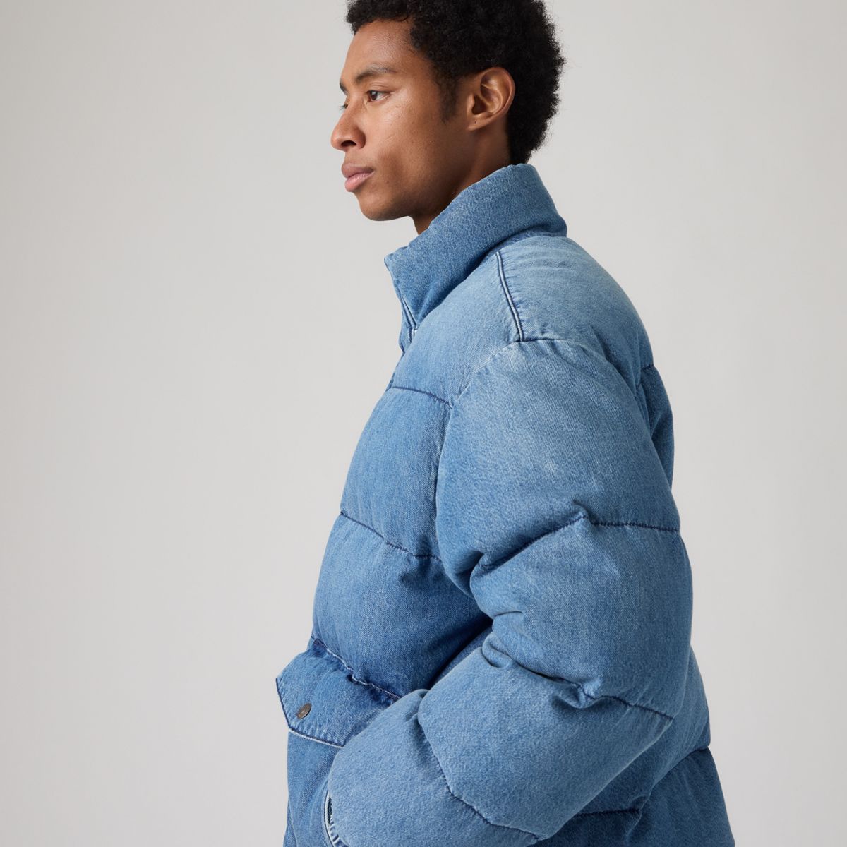 Outerlane Down Fill Puffer — Morning Jazz - Dark Wash