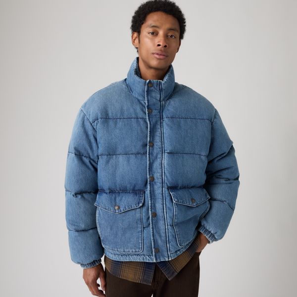 Outerlane Down Fill Puffer — Morning Jazz - Dark Wash