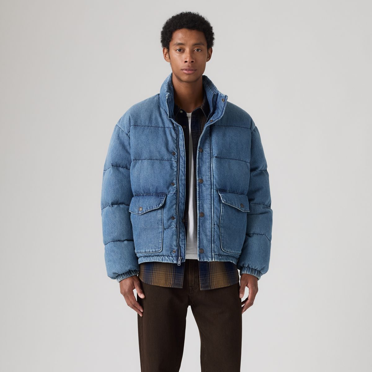Outerlane Down Fill Puffer — Morning Jazz - Dark Wash