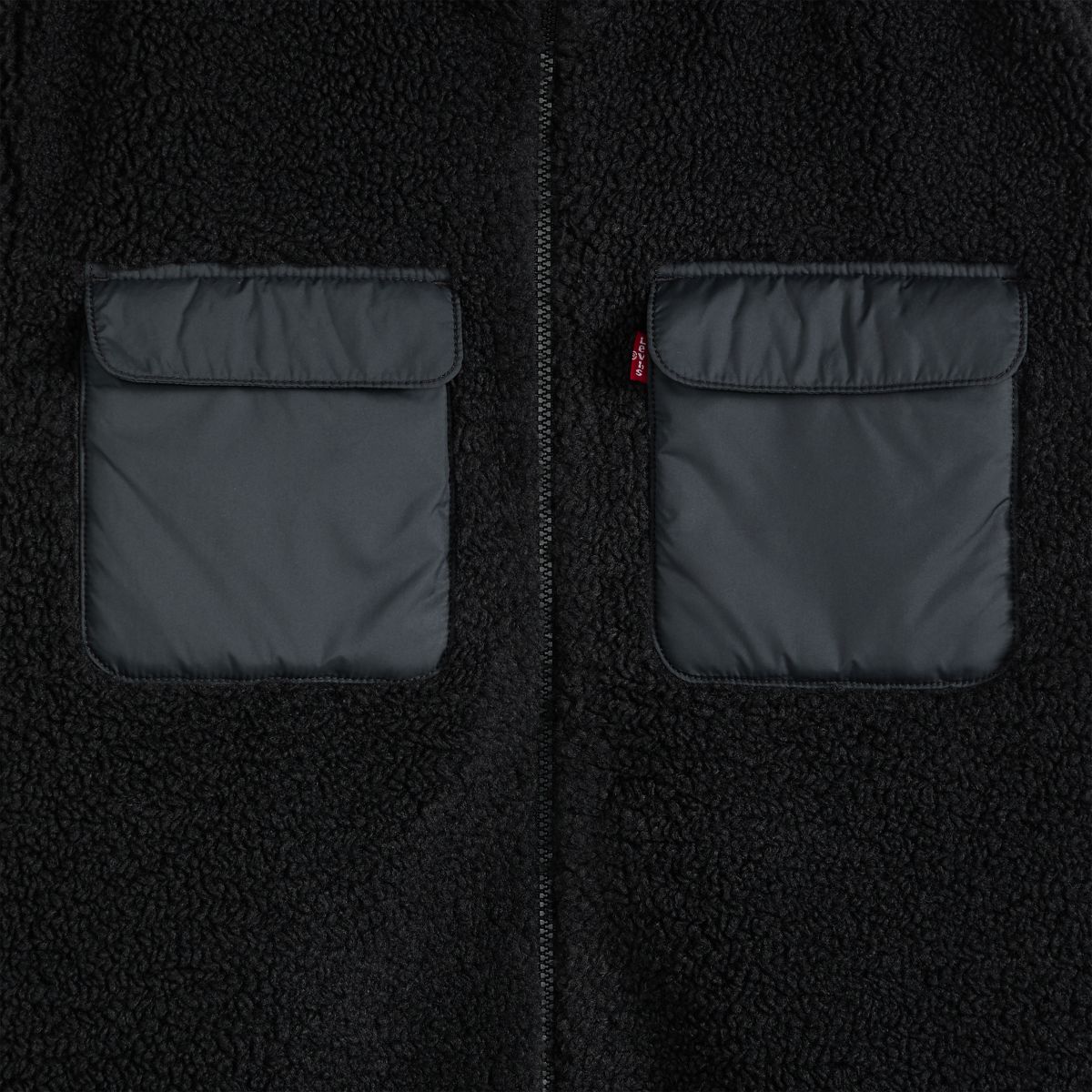 Campo Sherpa Jacket — Jet Black - Black