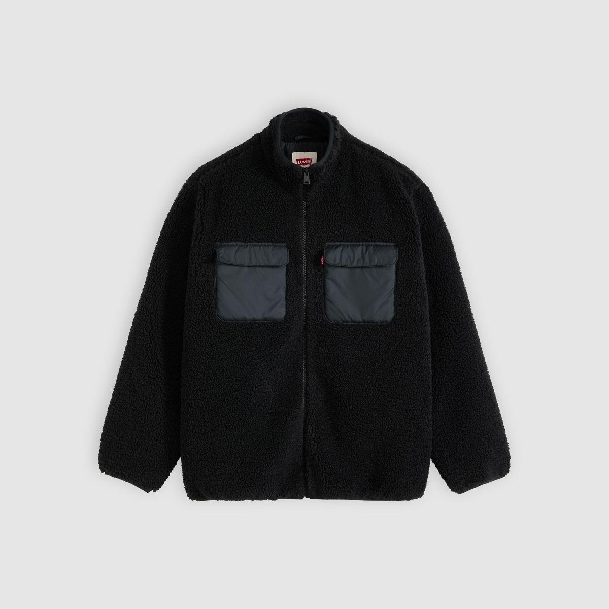 Campo Sherpa Jacket — Jet Black - Black