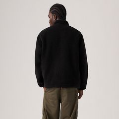 Campo Sherpa Jacket — Jet Black - Black 4
