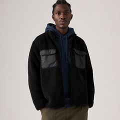 Campo Sherpa Jacket — Jet Black - Black 1