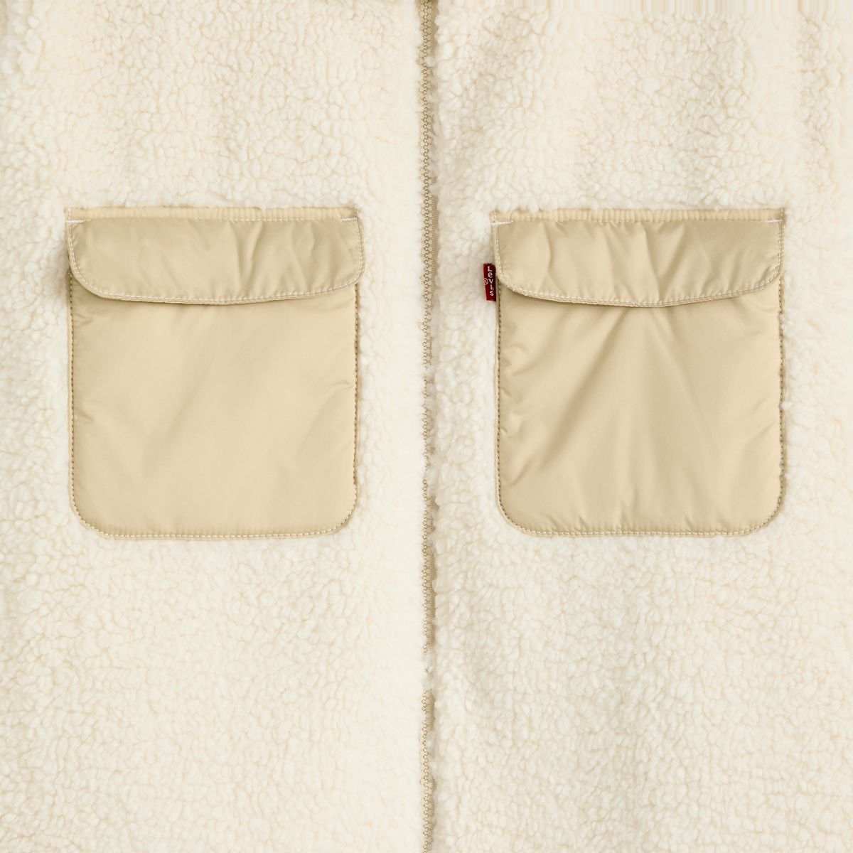 Campo Sherpa Jacket — Oatmeal - Beige