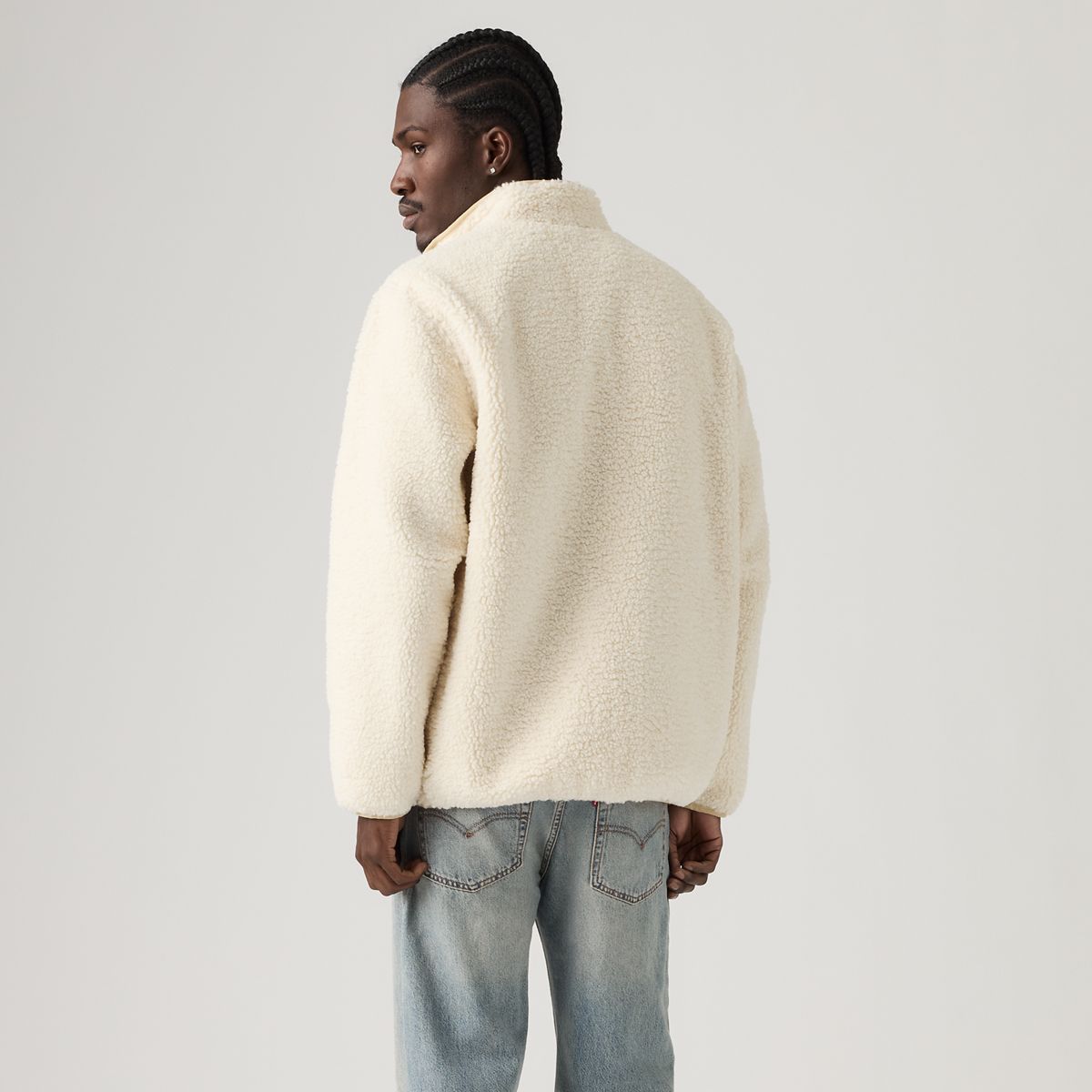 Campo Sherpa Jacket — Oatmeal - Beige