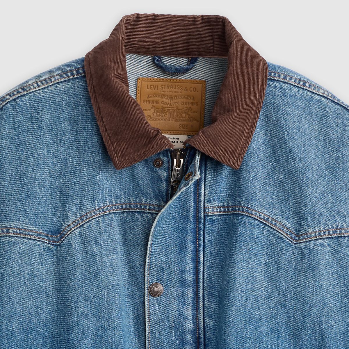 Hilltop Cropped Jacket — In Good Company - Medium Wash