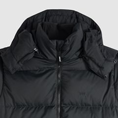 Rockwell Hooded Down Fill Puffer Jacket — Jet Black - Black 6