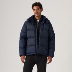 Rockwell Hooded Down Fill Puffer Jacket — Navy Blazer - Blue 3