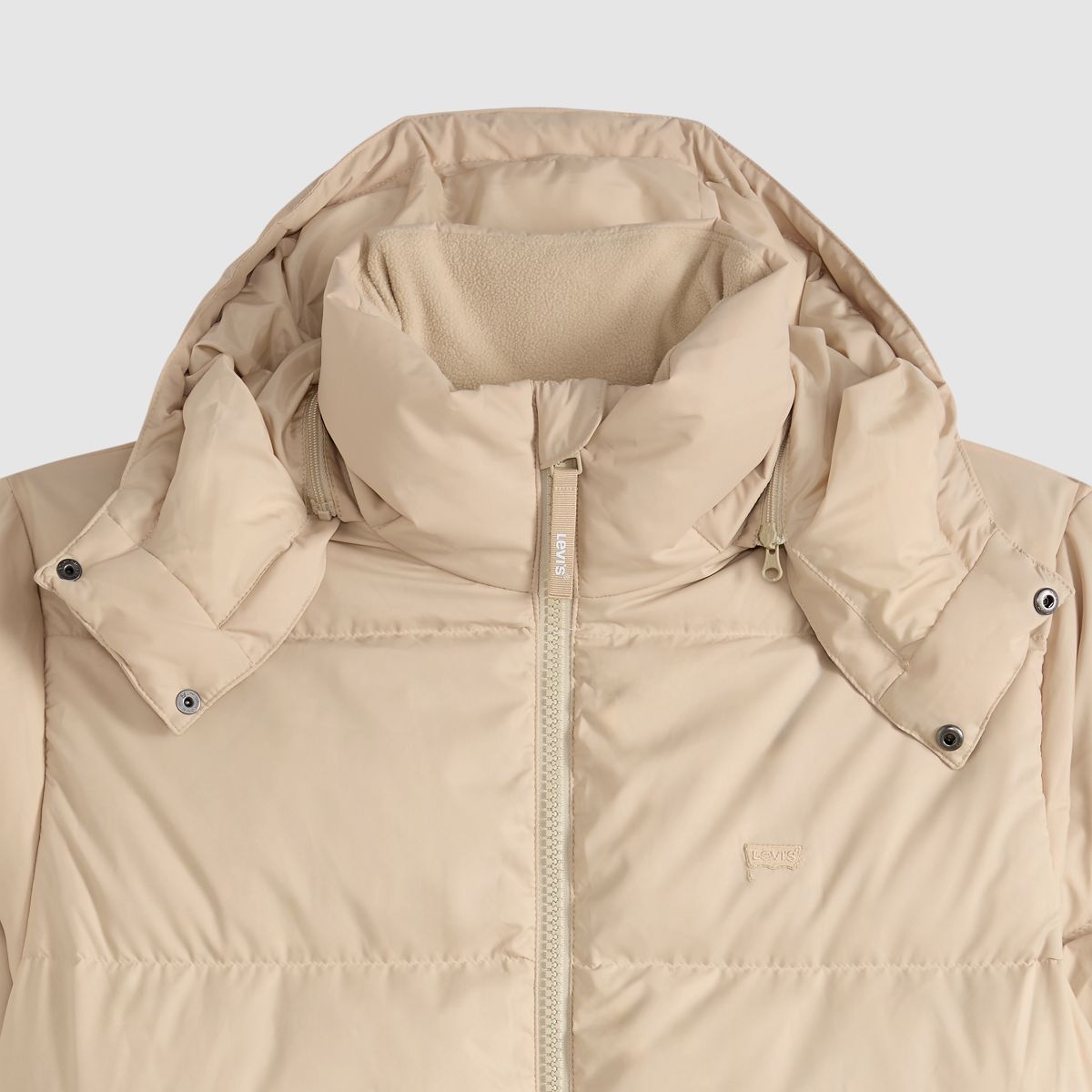 Rockwell Hooded Down Fill Puffer Jacket — Safari - Tan