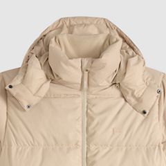 Rockwell Hooded Down Fill Puffer Jacket — Safari - Tan 6