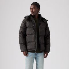 Rockwell Hooded Down Fill Puffer Jacket — Grassland Camo Dark Tonal - White 3