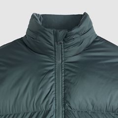 Aurue Down Fill Short Puffer Jacket — Dark Slate - Blue 6