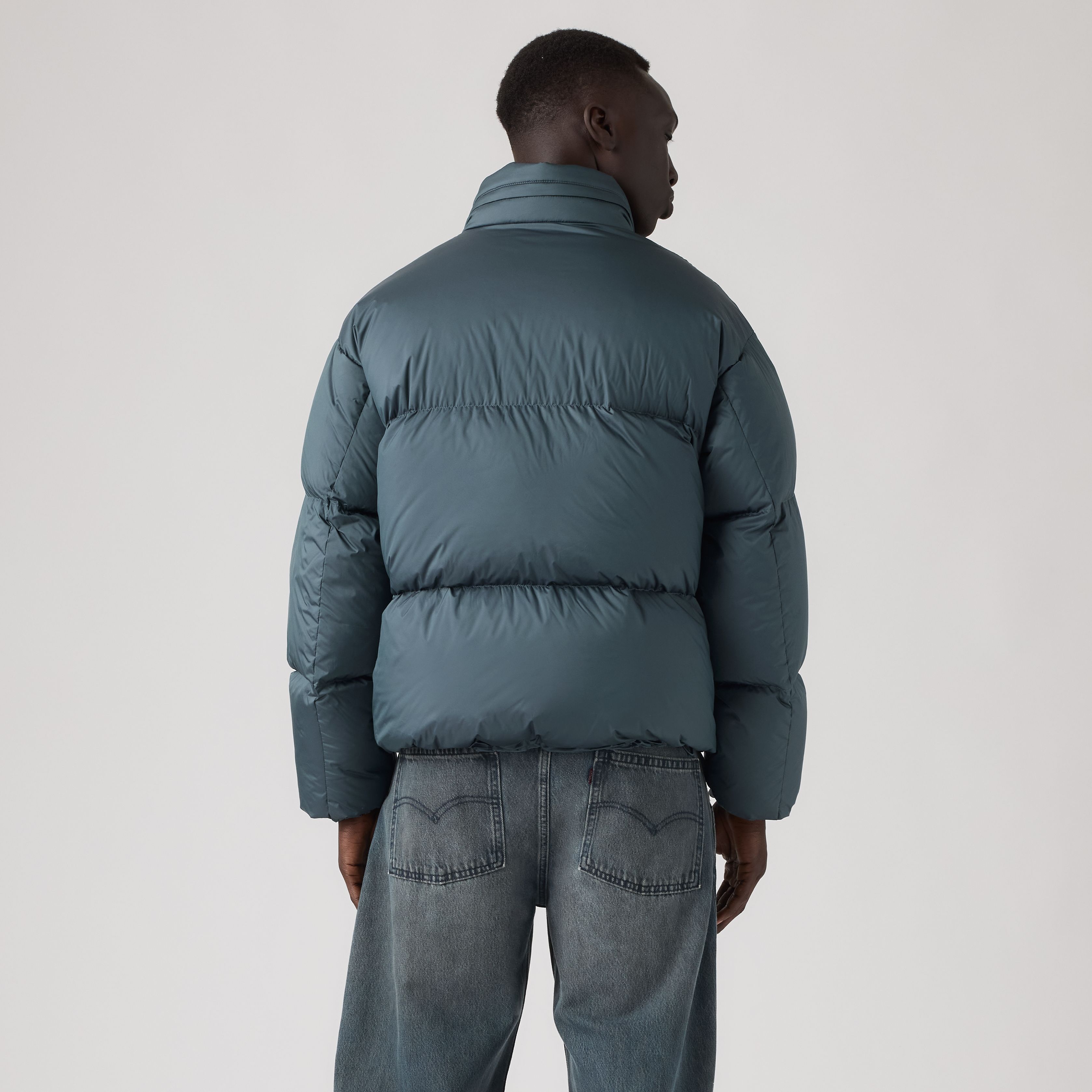 Aurue Down Fill Short Puffer Jacket 4