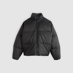 Aurue Down Fill Short Puffer Jacket — Dark Phantom - Black 5