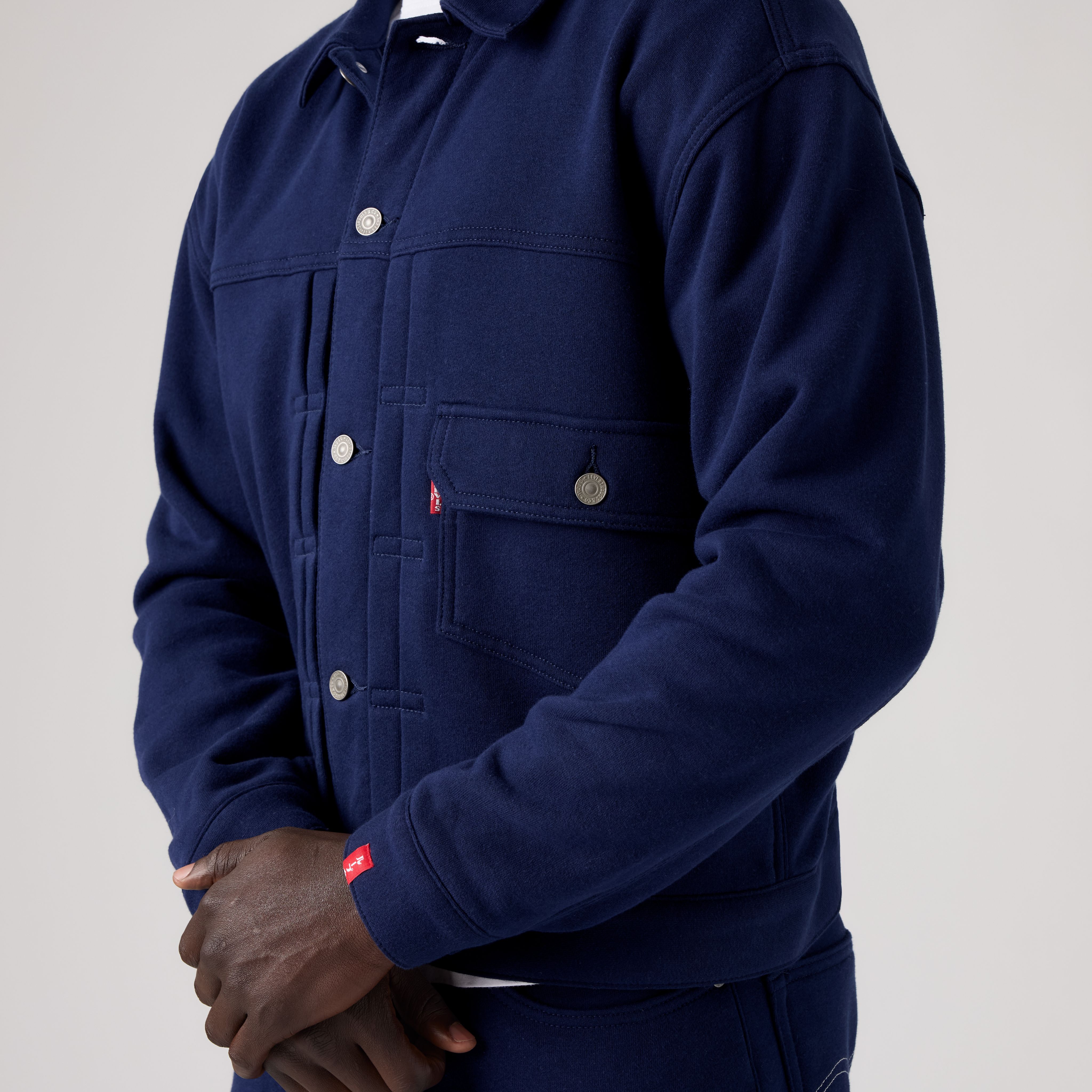 Levi's® x BEAMS x Loopwheeler Men's Super Wide Type I Jacket 4