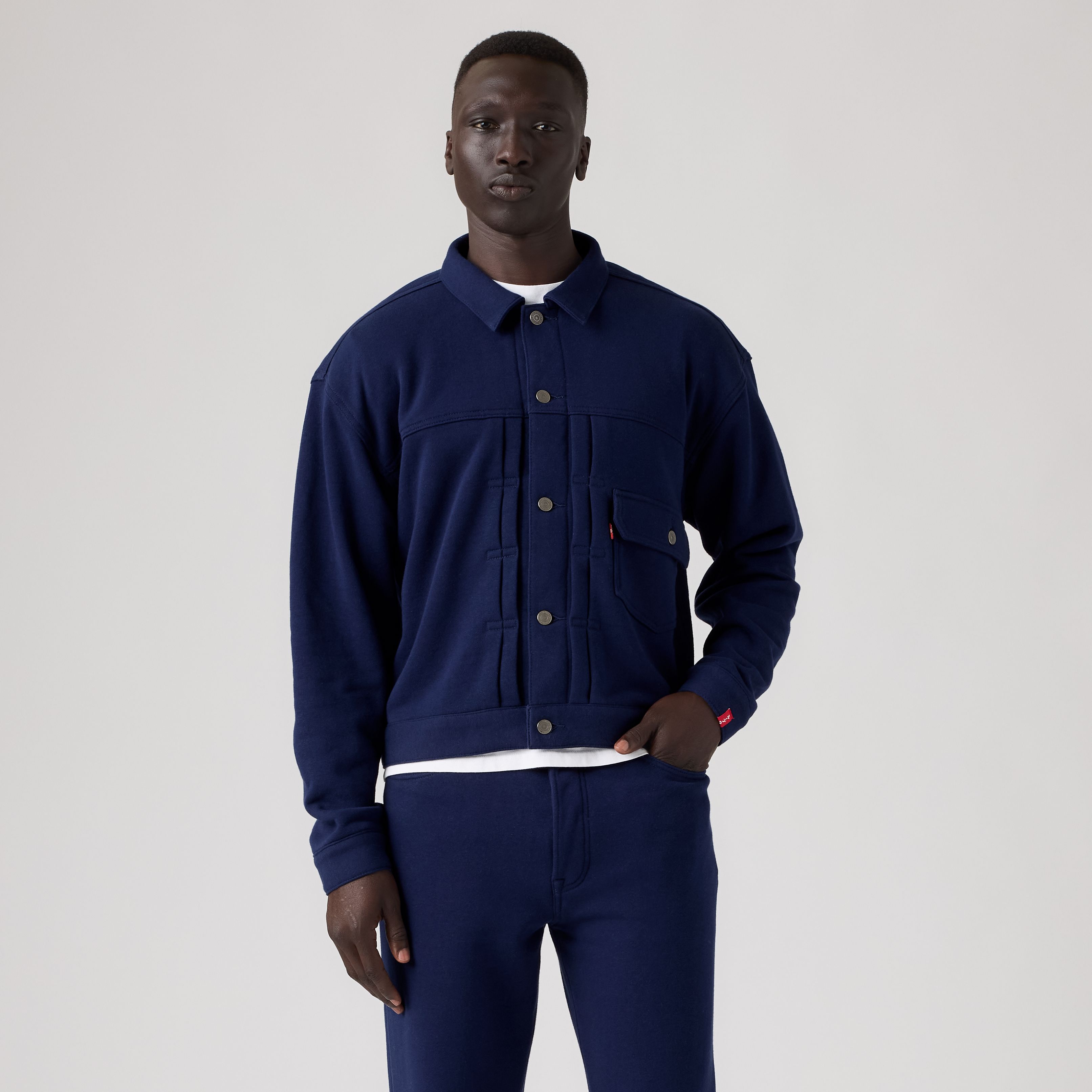 Levi's® x BEAMS x Loopwheeler Men's Super Wide Type I Jacket 5