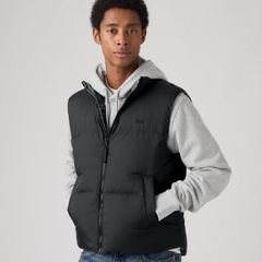 Rockwell Reversible Vest — Dutton Plaid Grey Pinstripe Rip Stop - Grey 2