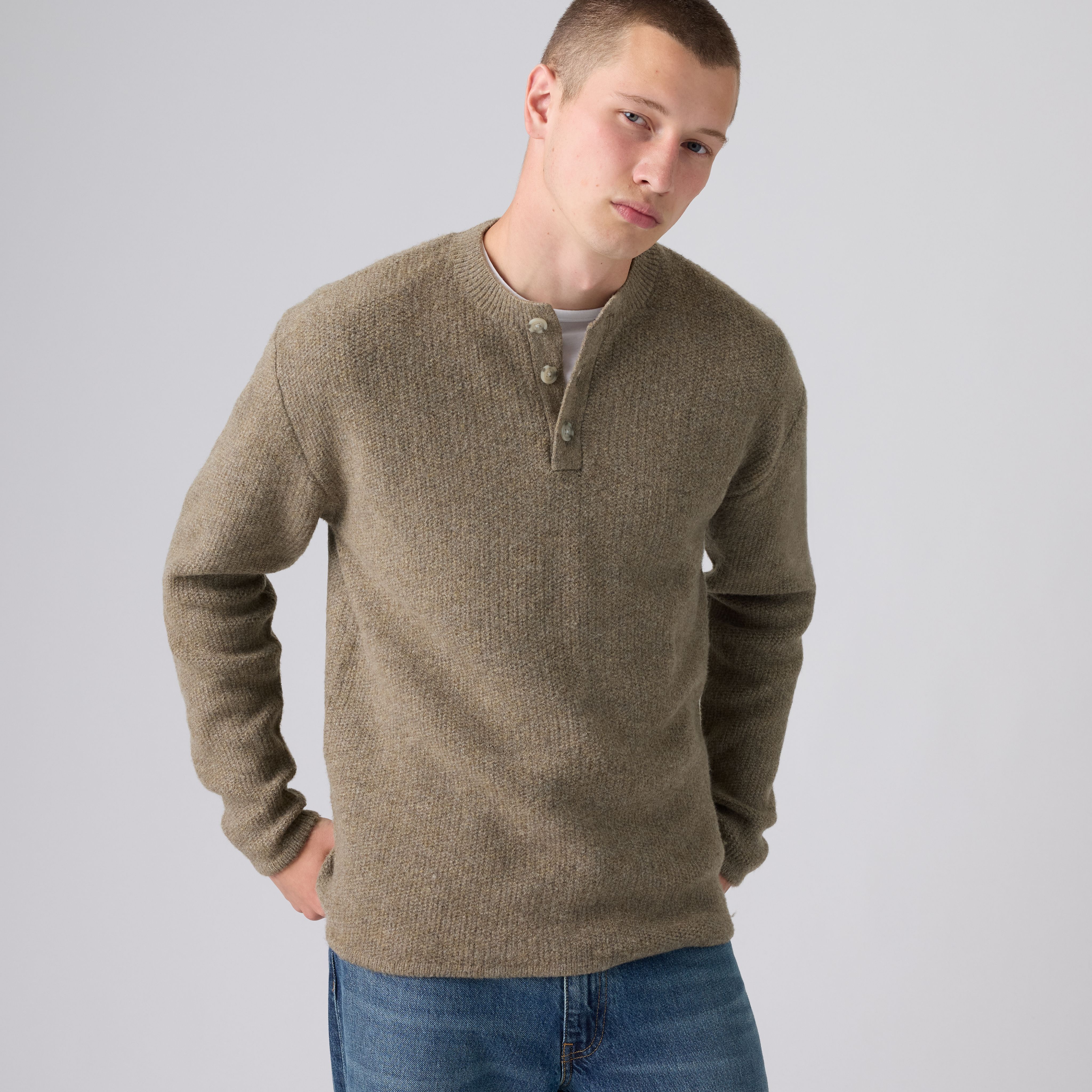Woodacre Henley Sweater 1