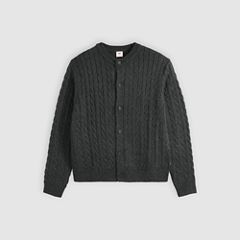 Fulton Crew Cardigan — Dark Gray Heather - Gray 5