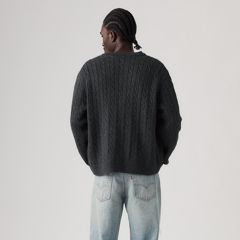Fulton Crew Cardigan — Dark Gray Heather - Gray 4
