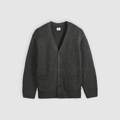 Mammoth Cardigan — Obscidian Heather - Black 5