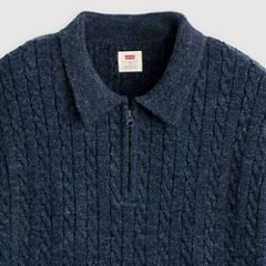 Mason Collared Quarter Zip — Windsome Navy - Blue 6