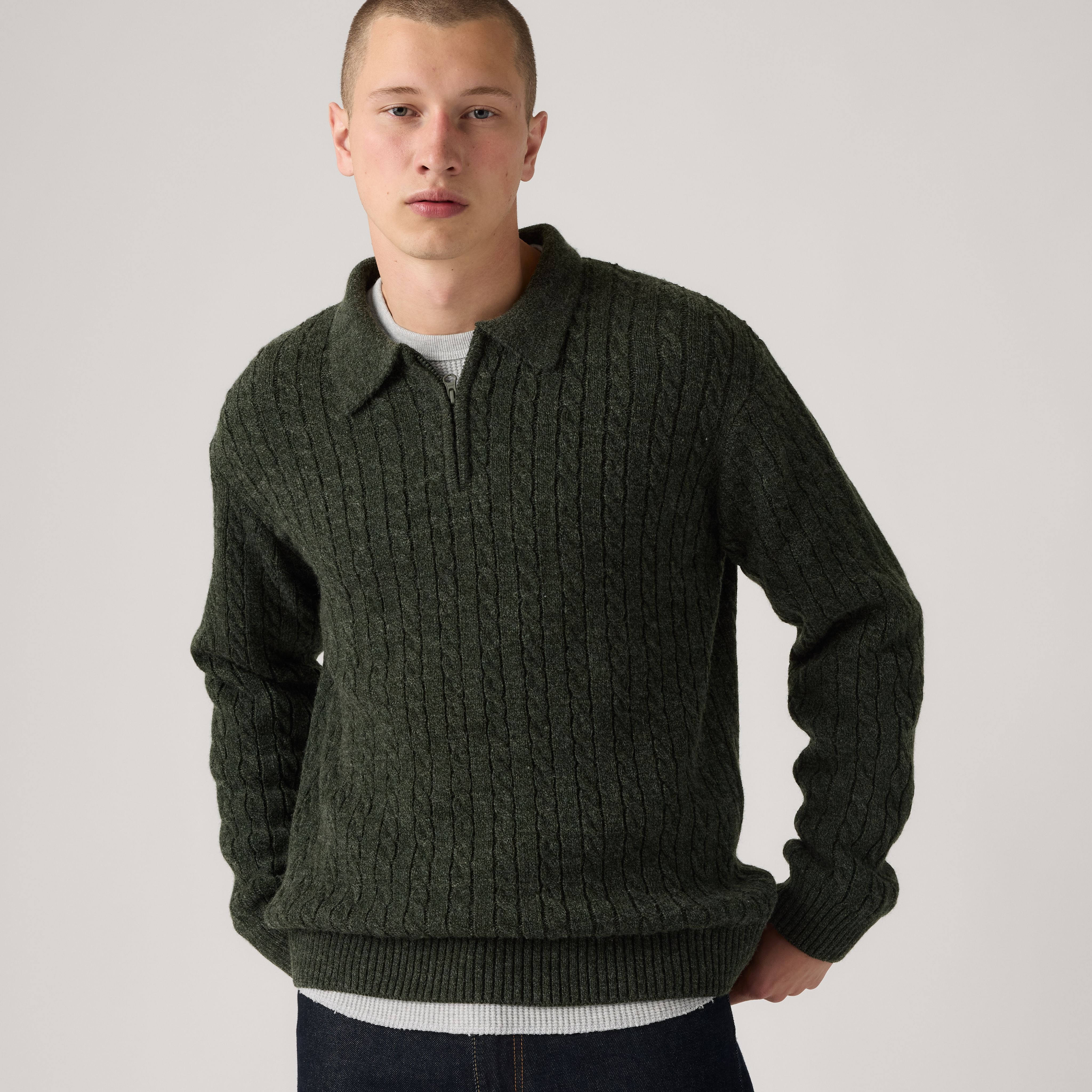 Mason Collared Quarter Zip 1