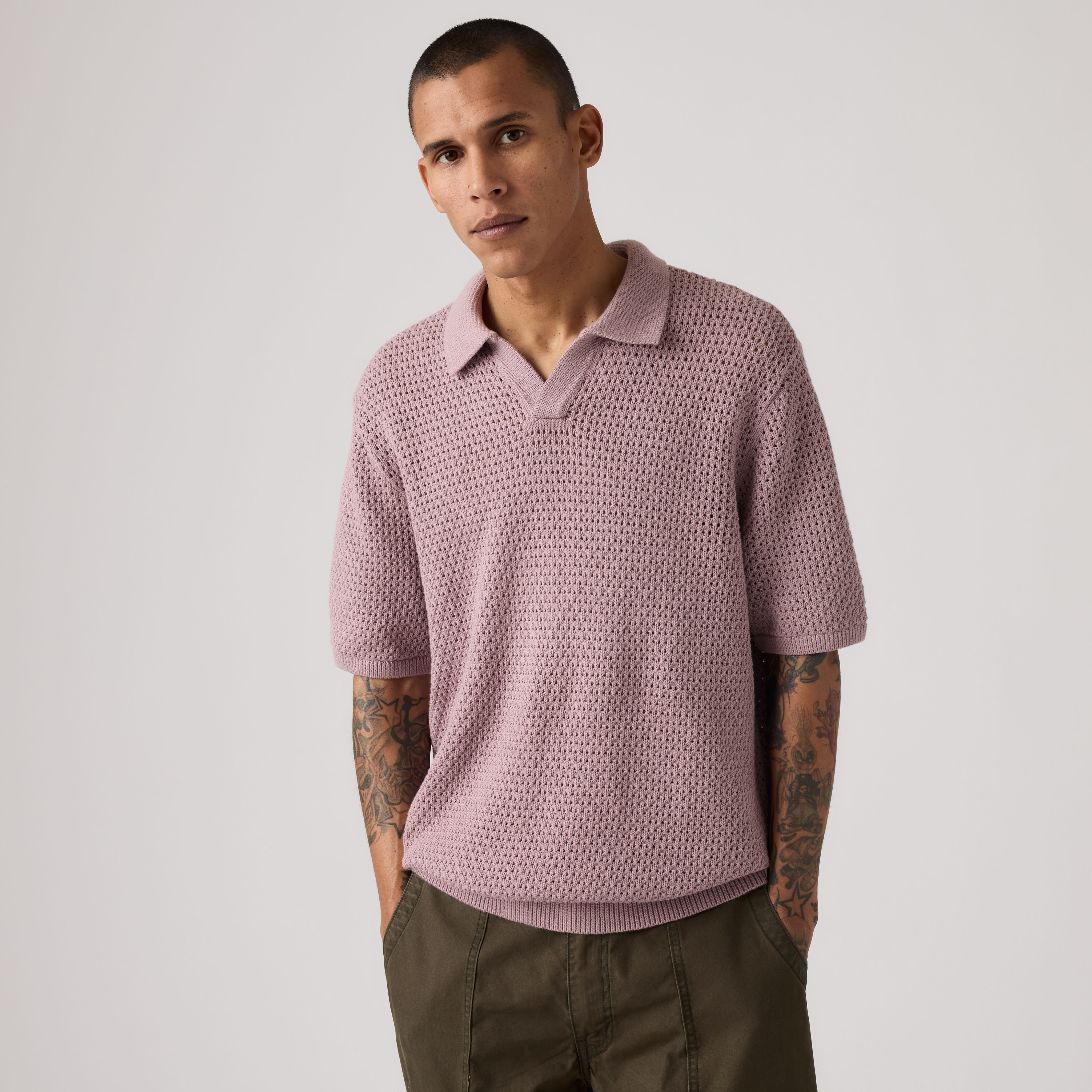 Dillon Open Collar Polo 1