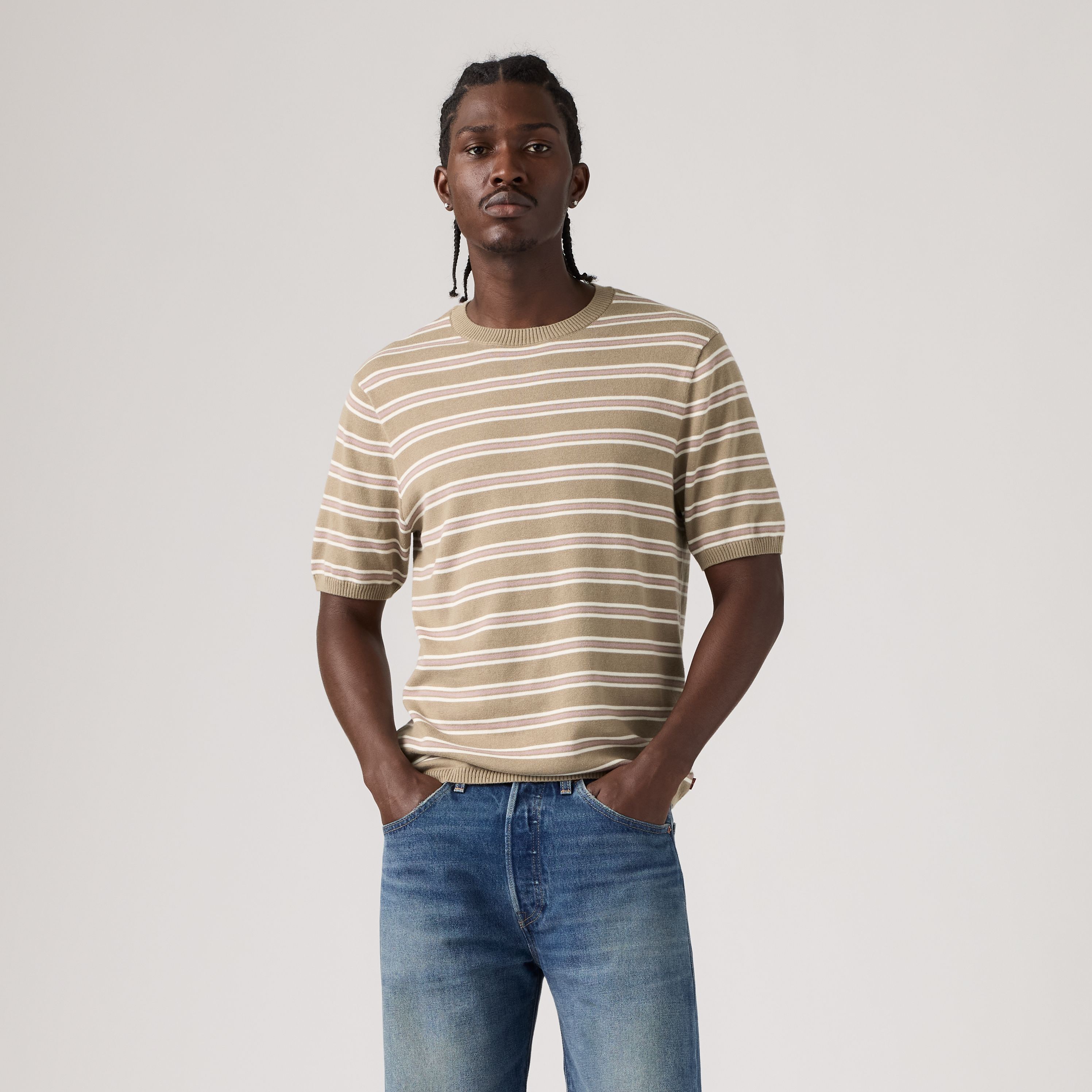 Short-Sleeve Sweater Tee 3