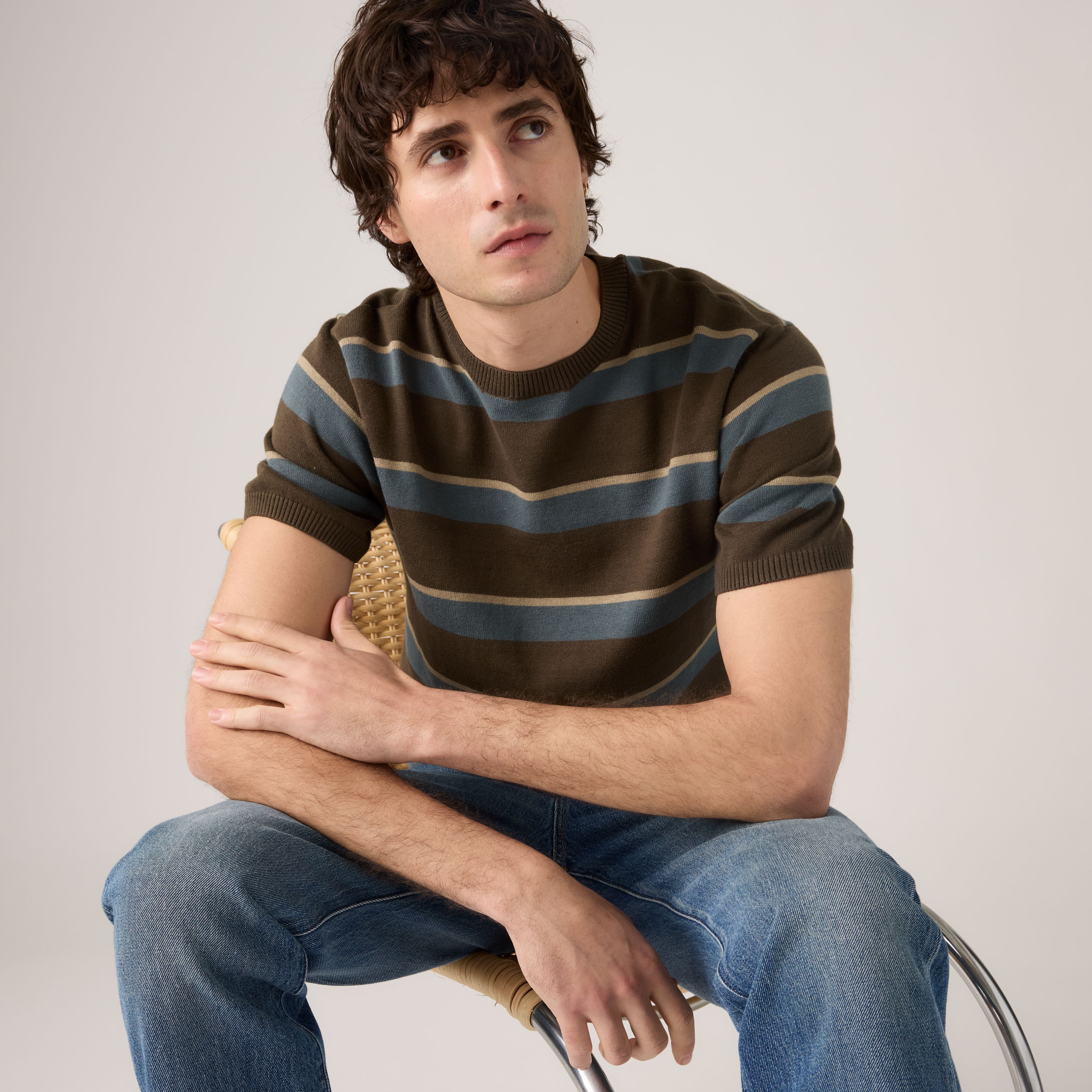 Short Sleeve Sweater Tee 1