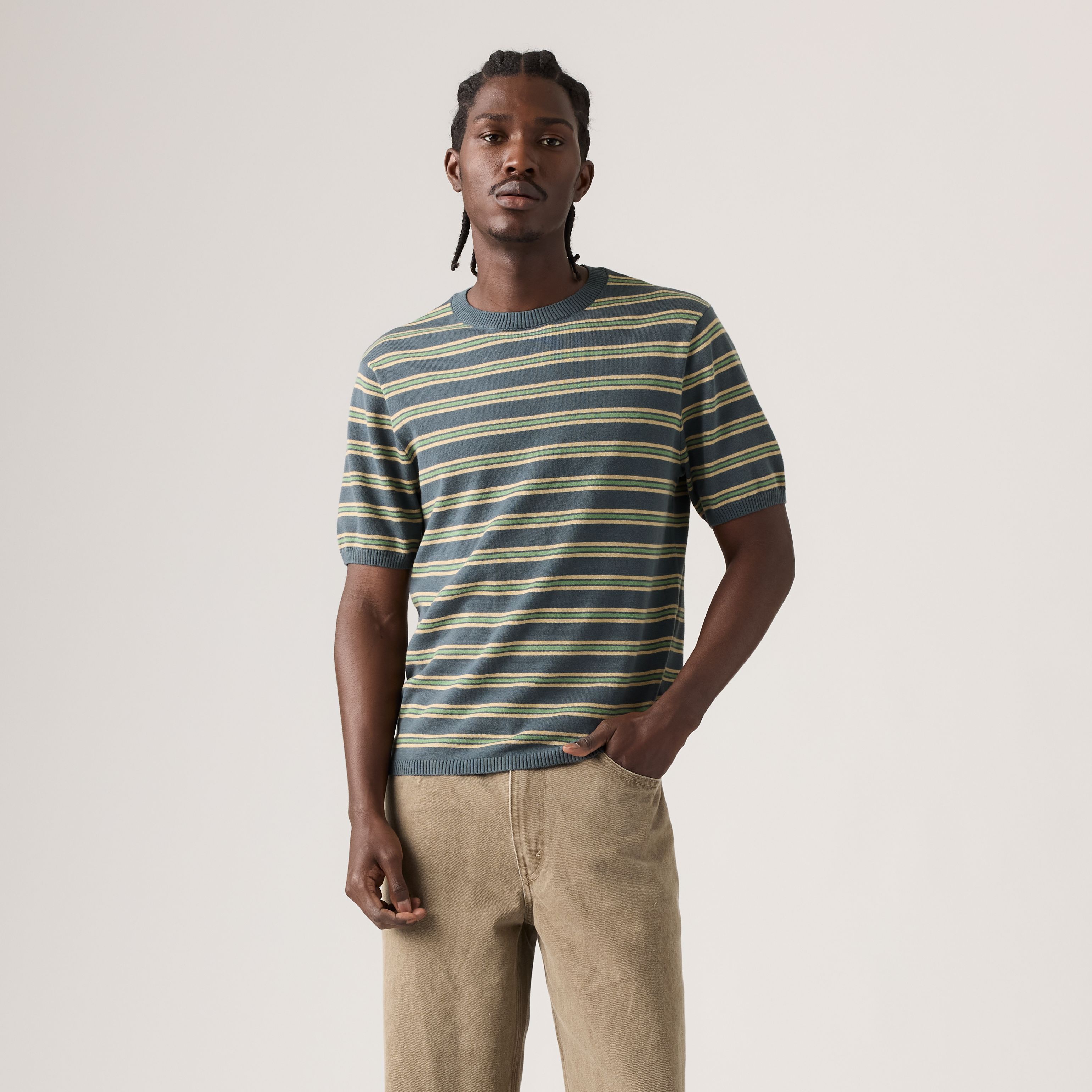 Short-Sleeve Sweater Tee 3