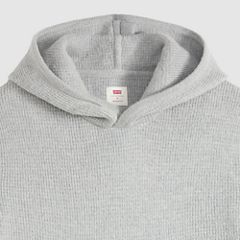 Portola Sweater Hoodie — Mid Tone Grey Heathe - White 6