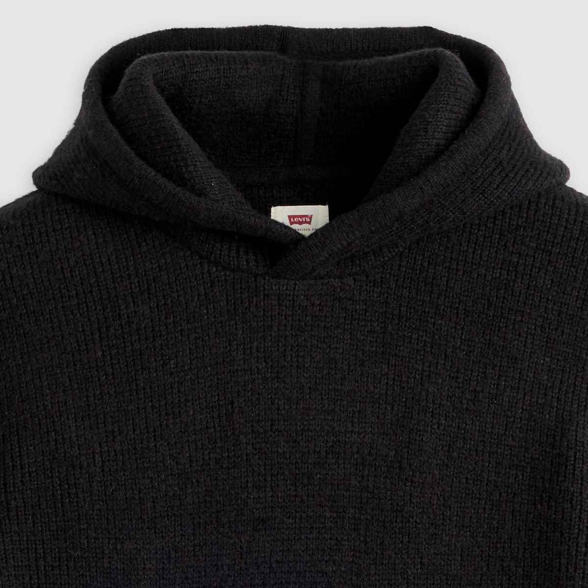 Portola Sweater Hoodie — Jet Black - Black
