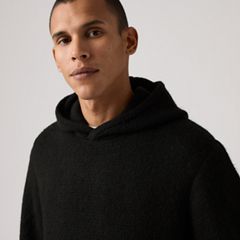 Portola Sweater Hoodie — Jet Black - Black 2