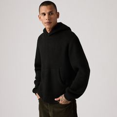 Portola Sweater Hoodie — Jet Black - Black 1