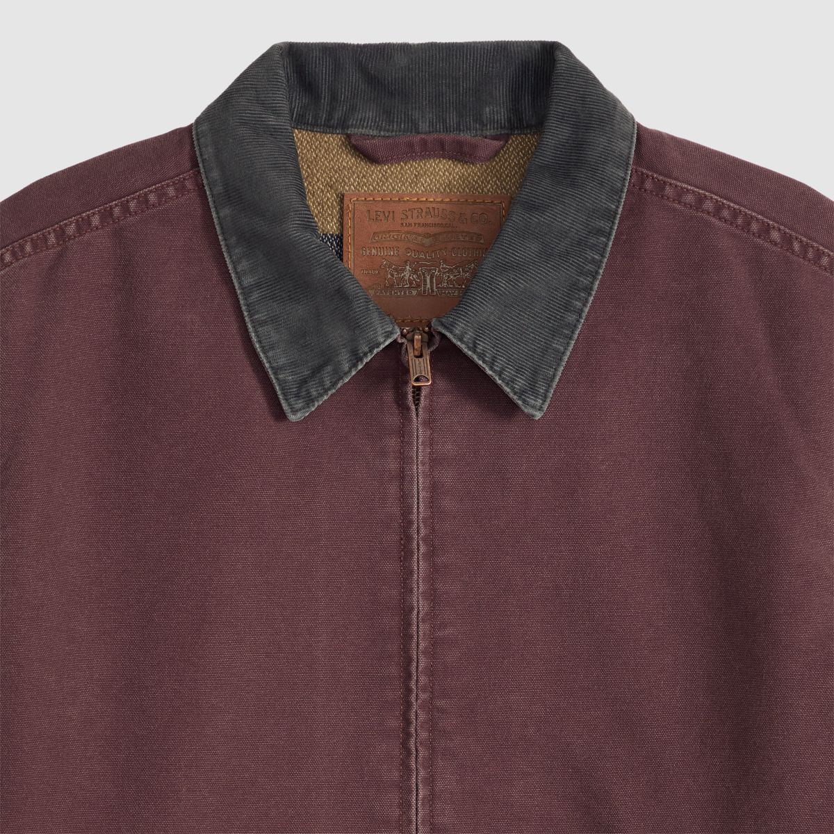 Castro Full Zip Lined Jacket — Allspice Sky - Brown