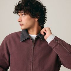 Castro Full Zip Lined Jacket — Allspice Sky - Brown 3