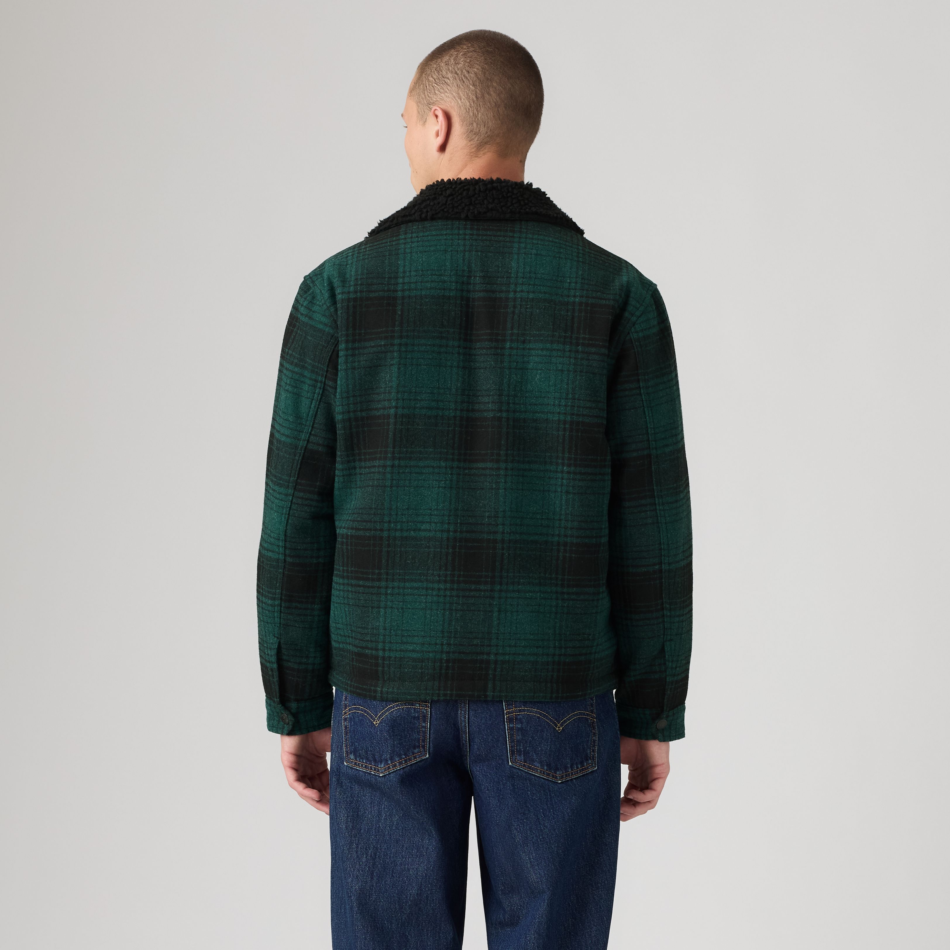 Western Wool Plaid Jacket 4
