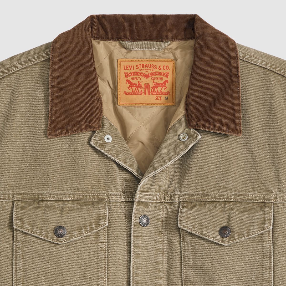 Munroe Denim Trucker Jacket — Salty Capers - Green