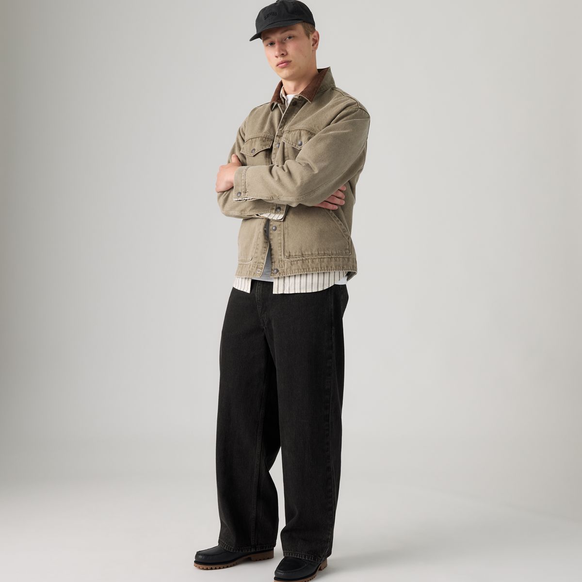 Munroe Denim Trucker Jacket — Salty Capers - Green