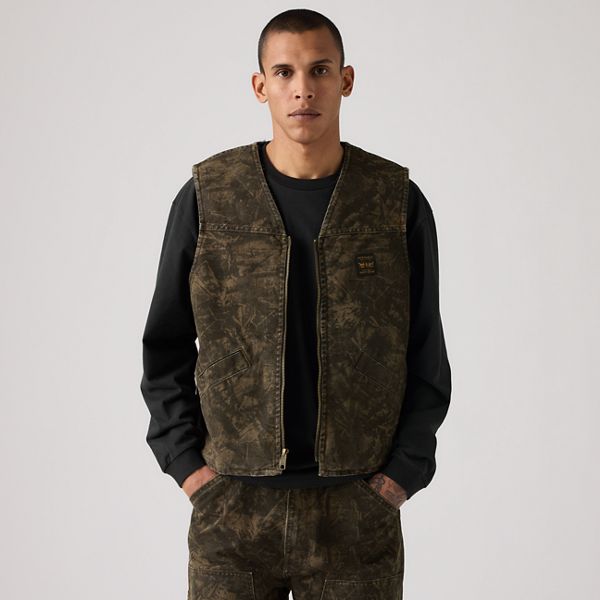 Saratoga Vest — Raleigh Camo Dark Olive - Green