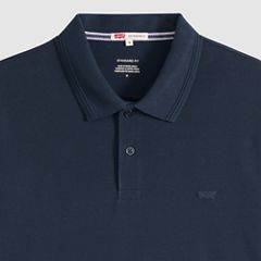 100% Cotton Levi's Original Long-Sleeve Polo — Navy Blazer - Blue 6