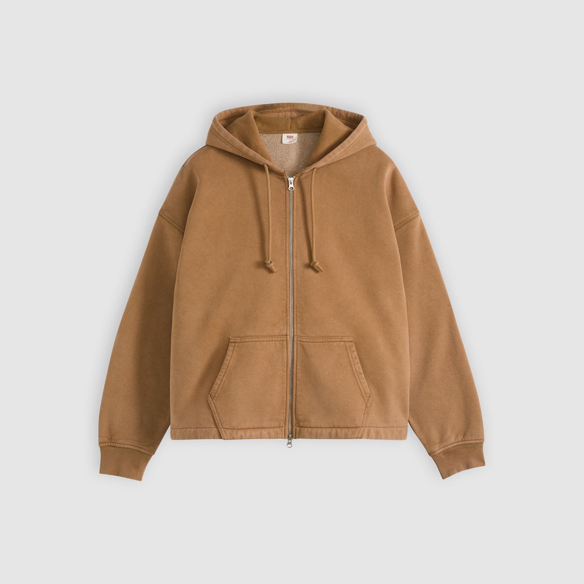 Open Hem Hoodie — Weathered Finish Foxtrot - Brown